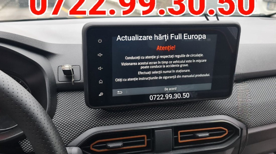 Camera Video Dacia Sandero 3 Logan 3  2021 / 2022 Camera marsarier reverse video montaj