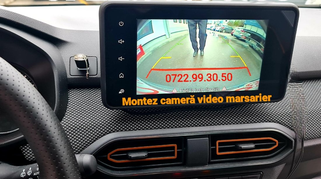 Camera Video Dacia Sandero 3 Logan 3  2021 / 2022 Camera marsarier reverse video montaj