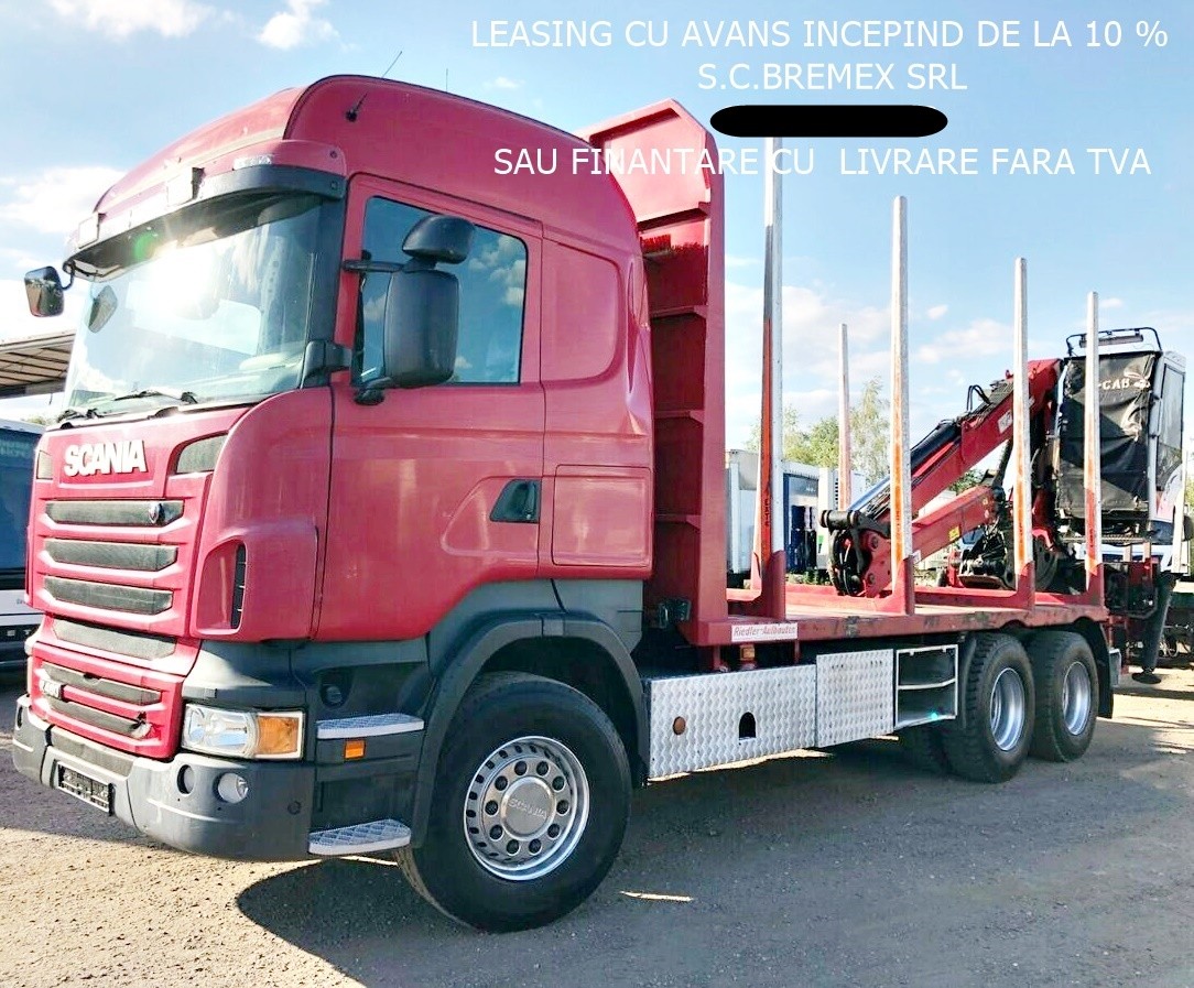 CAMION FORESTIER SCANIA R-480 6X4 MACARA