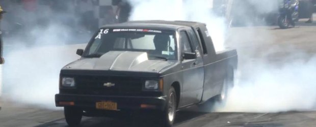 Camioneta cu motor de 9.5 litri Twin-Turbo pentru drag-racing este un OZN