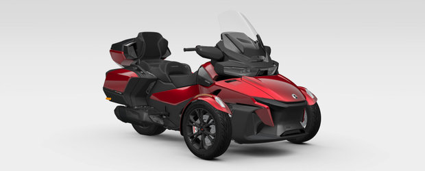 Can-Am Spyder RT Limited: offroad cu 115 CP, scaune incalzite si muzica ta preferata