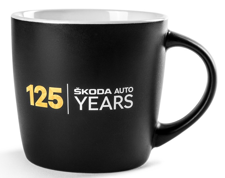 Cana Ceramica Oe Skoda 125 Years Anniversery Negru 000069601BS