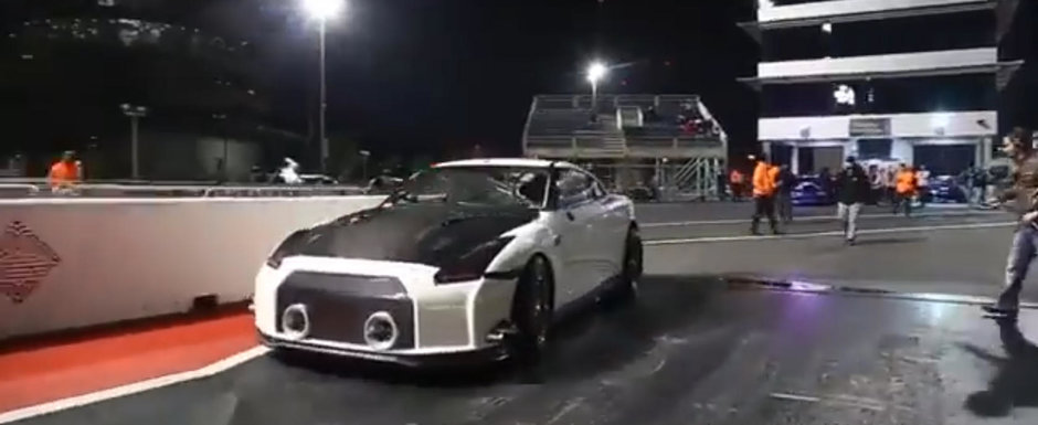 Cand ai sange rece in instalatie. Cum a oprit un GT-R de 2.800 de cai dupa ce a pierdut parasuta Cand ai sange rece in instalatie. Cum a oprit un GT-R de 2.800 de cai dupa ce a pierdut parasuta