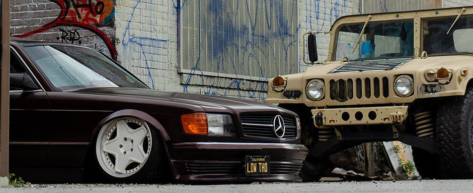 Cand apare la evenimente toate privirile sunt atintite catre masina lui. Conduce un Mercedes din anii '80 care arata asa Cand apare la evenimente toate privirile sunt atintite catre masina lui. Conduce un Mercedes din anii '80 care arata asa