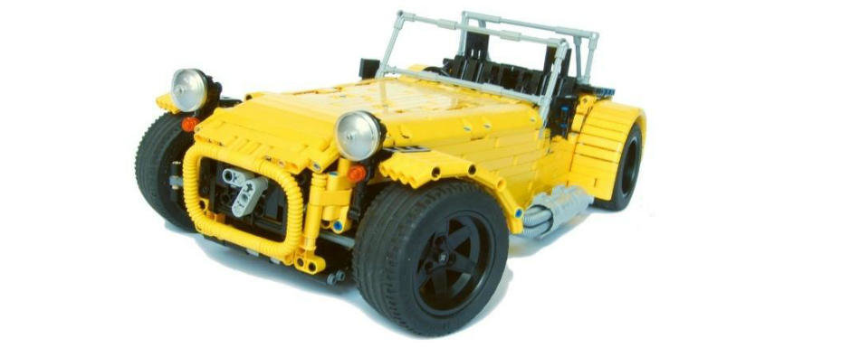 Cand pasiunea nu cunoaste limite: Caterham Seven din 2.500 de piese LEGO si complet functional!