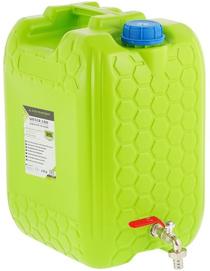 Canistra Apa Cu Robinet Metalic Lung Filetat Verde 20L Carmotion 63803