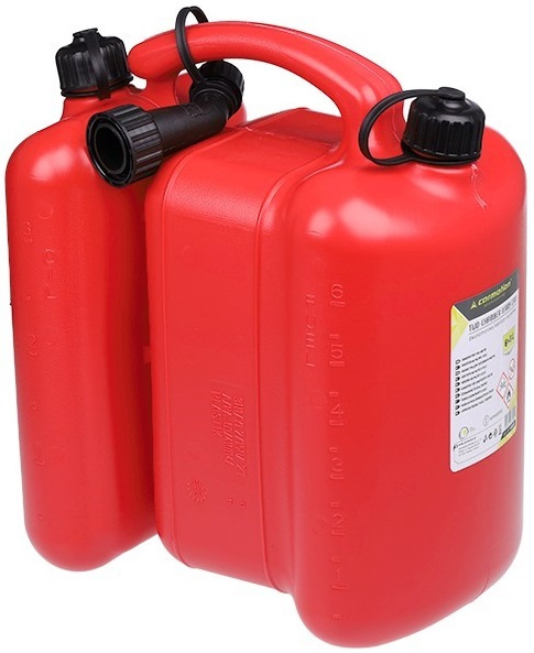 Canistra Combustibil Carmotion Dubla Plastic Rosu 6+3L 63584