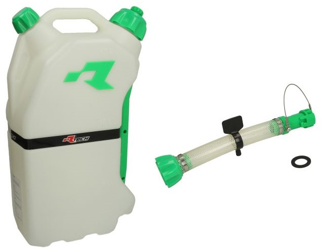 Canistra Combustibil Zap Technix 15L Alb / Verde ZAP-GASCAVE0017