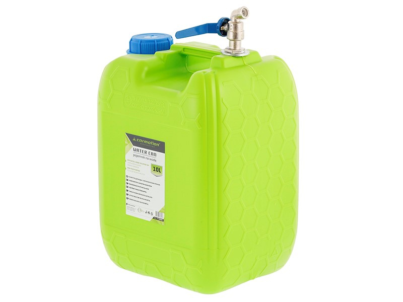 Canistra De Apă Cu Supapă Metalică Lungă, 10 L Carmotion 63806