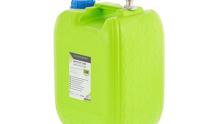 Canistra De Apă Cu Supapă Metalică Lungă, 10 L Carmotion 63806