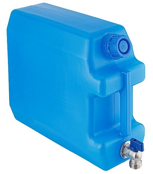 Canistra De Apa 10L Albastru Cu Robinet Metalic Scurt Carmotion 86956