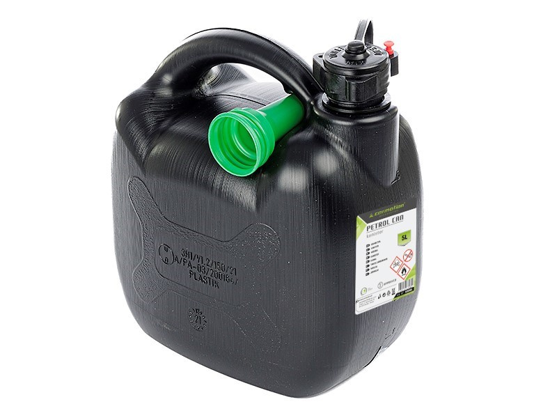 Canistra De Combustibil, Plastic, 5L, Oval, Negru Carmotion 63580