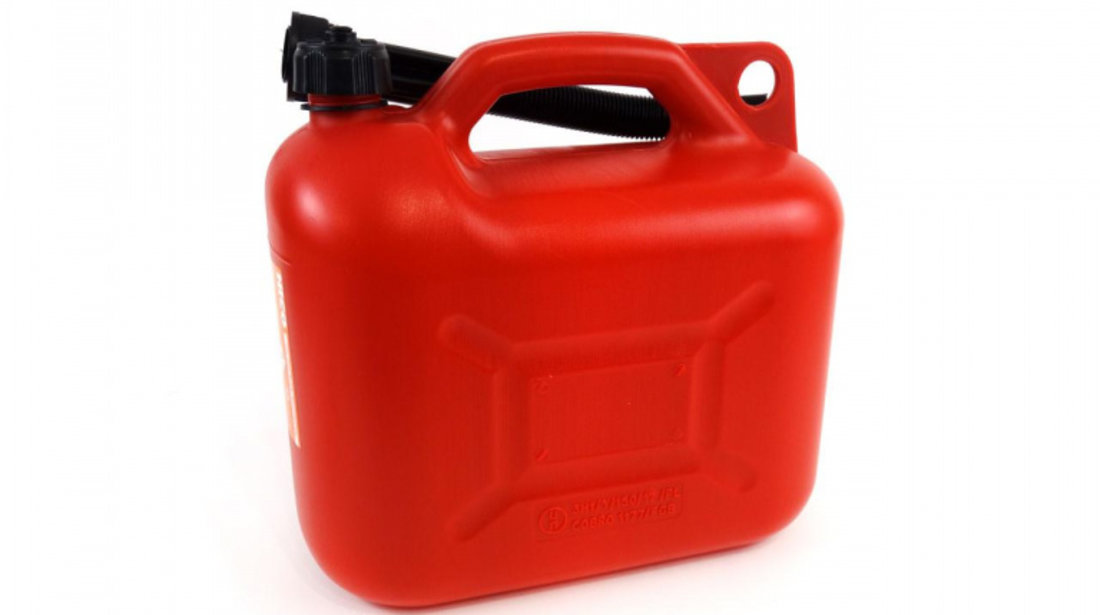 Canistra din plastic pentru combustibil rosie 10L AVX-AMJ1068