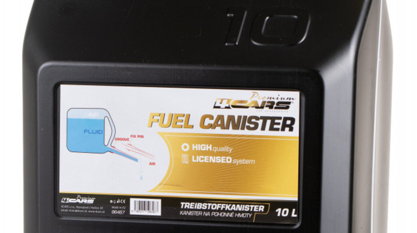 Canistra Plastic Combustibil 4Cars 10L 96467