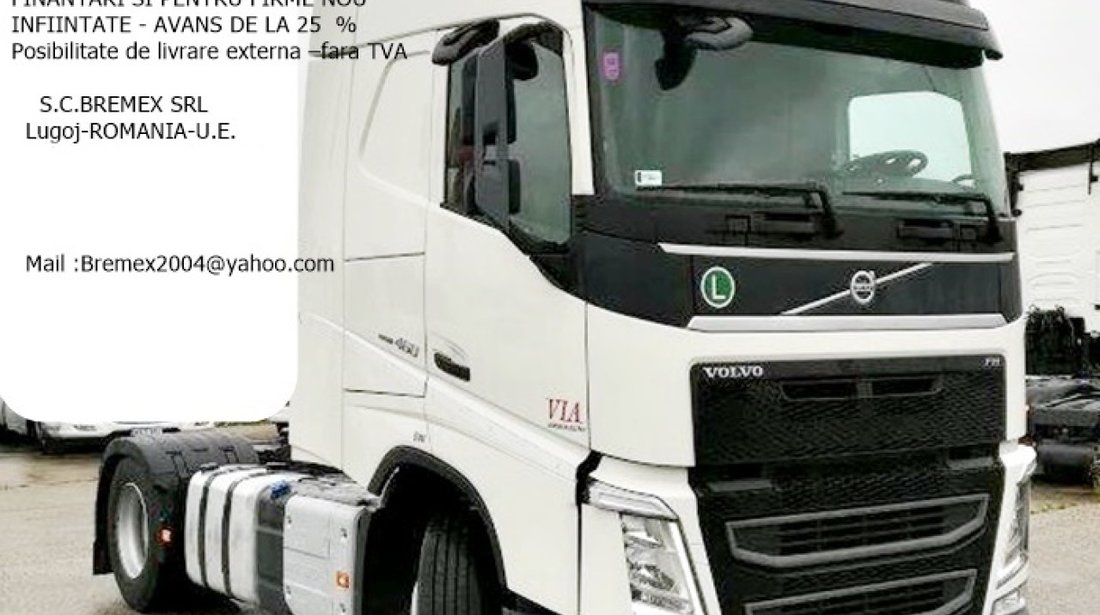 CAP TRACTOR VOLVO F H-460 EURO 6 GLOBETROTTER+LEASING DE LA 10%-FINANTARI SI FIRME NOI