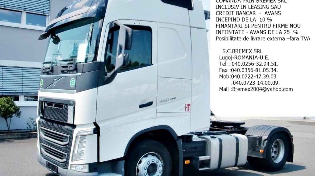 Cap tractor Volvo FH 460 Euro 6 an 2015-leasing si firme noi sau finantare fara TVA