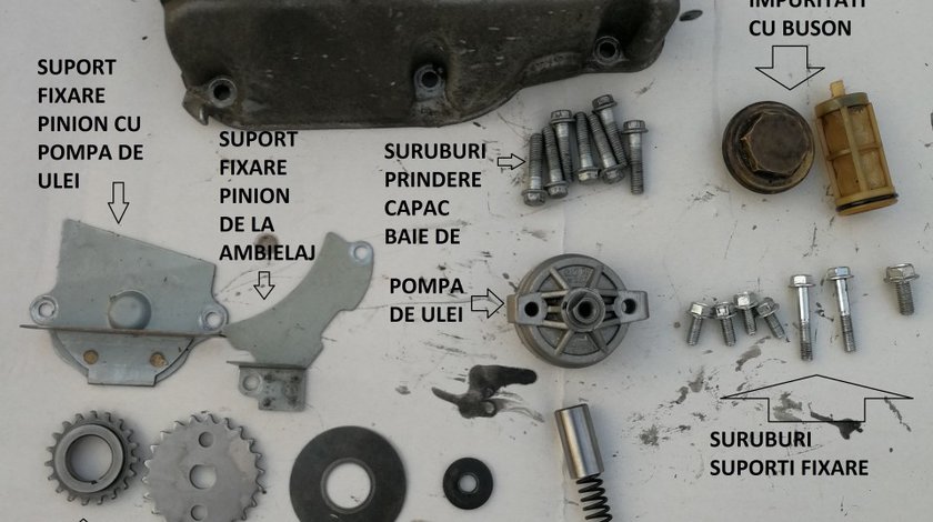 Capac baie de ulei Pompa ulei Pinioane Suporti Piaggio Liberty 125 150 4T