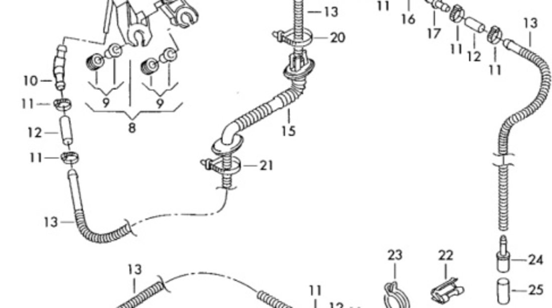 Capac brat haion 8E9955205C Audi A4 B6 Break 1.9 TDI 2002 AWX OEM 8E9955205C