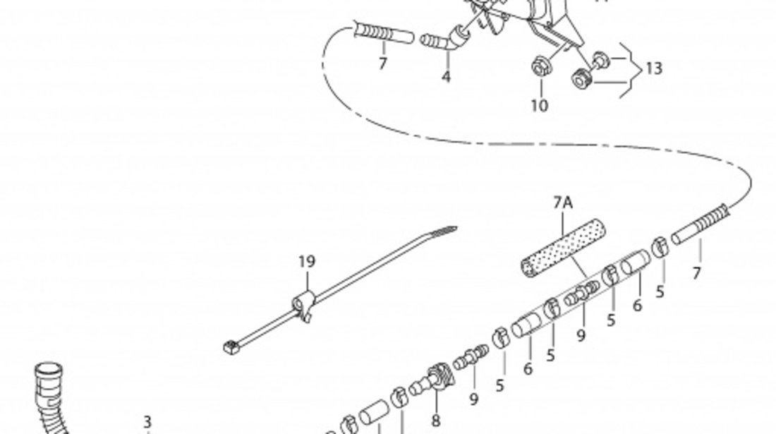 Capac Brat Stergator Luneta Oe Audi A1 2010-2018 8K9955205