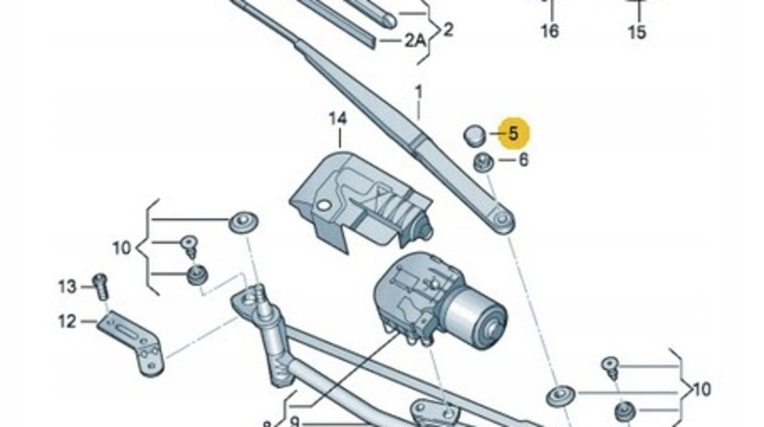 Capac Brat Stergator Topran Skoda Octavia 2 2004-2013 117 214