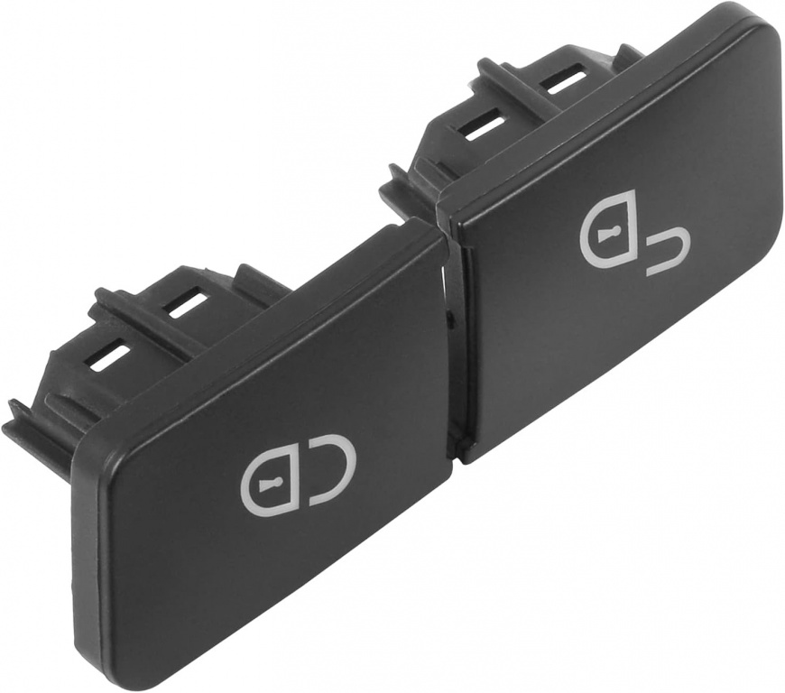 Capac Buton Blocare / Deblocare Usi Stanga Sofer Compatibil Mercedes-Benz GLK-Class X204 2008-2014 Negru A20490584402 8904
