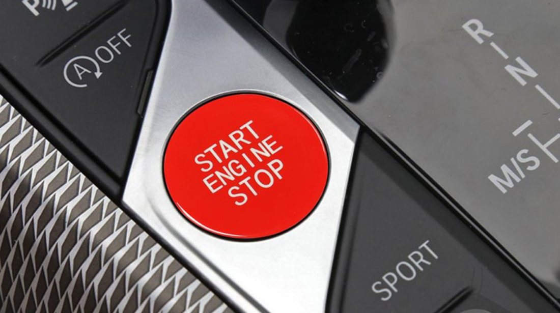 Capac Buton Start-Stop Compatibil Bmw Seria 1 F40 2019→ SSV-8046 Rosu