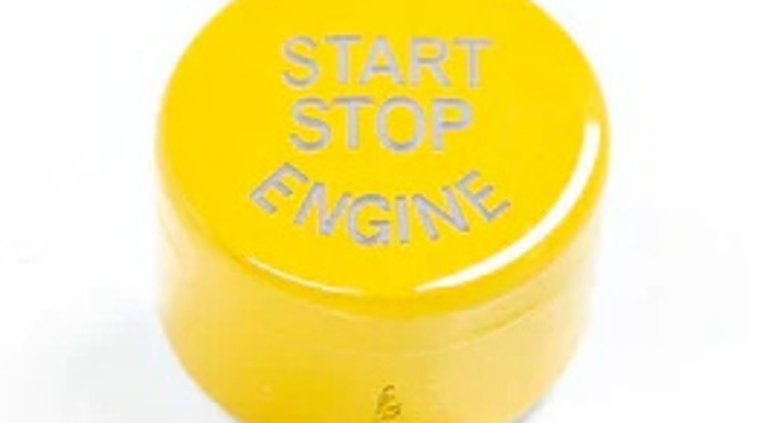 Capac Buton Start-Stop Compatibil Bmw Seria 6 F06 2011→ SSV-8006 Galben