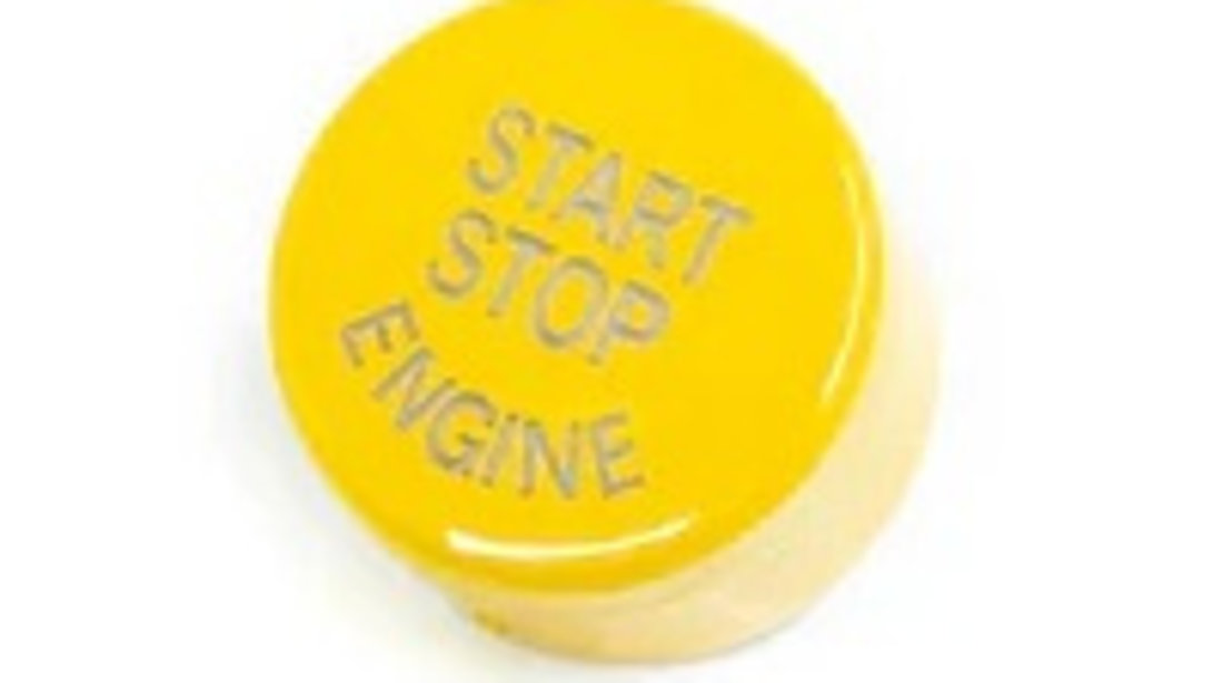 Capac Buton Start-Stop Compatibil Bmw Seria 6 F06 2011→ SSV-8006 Galben