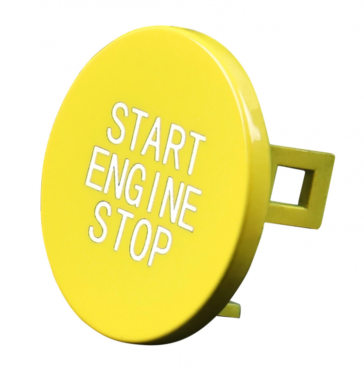 Capac Buton Start-Stop Compatibil Bmw Seria 8 G15, F92 2018→ SSV-8046 Galben