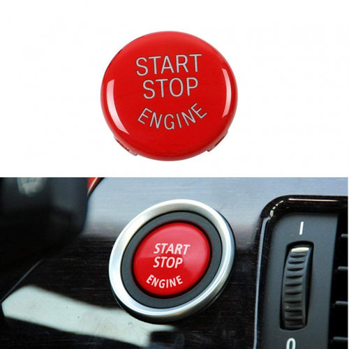 Capac Buton Start-Stop Compatibil Bmw X5 E70 2006-2013 SSV-8007 Rosu
