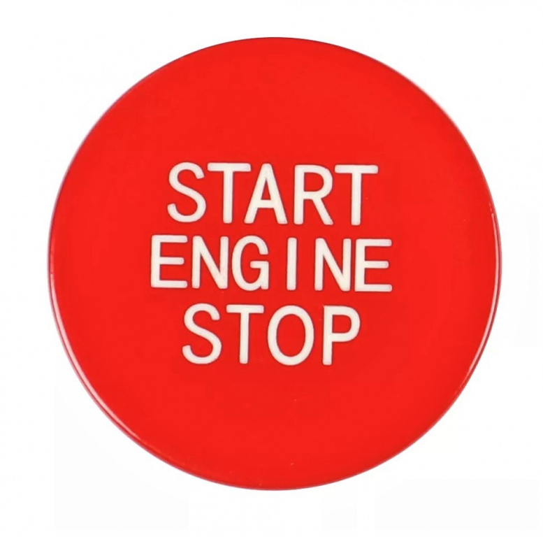 Capac Buton Start-Stop Compatibil Bmw X5 G05 2018→ SSV-8046 Rosu