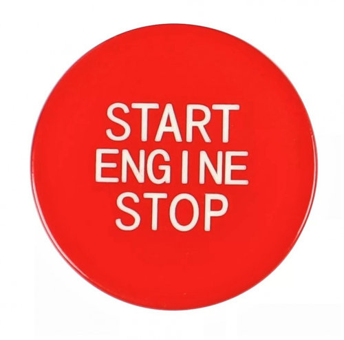 Capac Buton Start-Stop Compatibil Bmw X7 G07 2019→ SSV-8046 Rosu