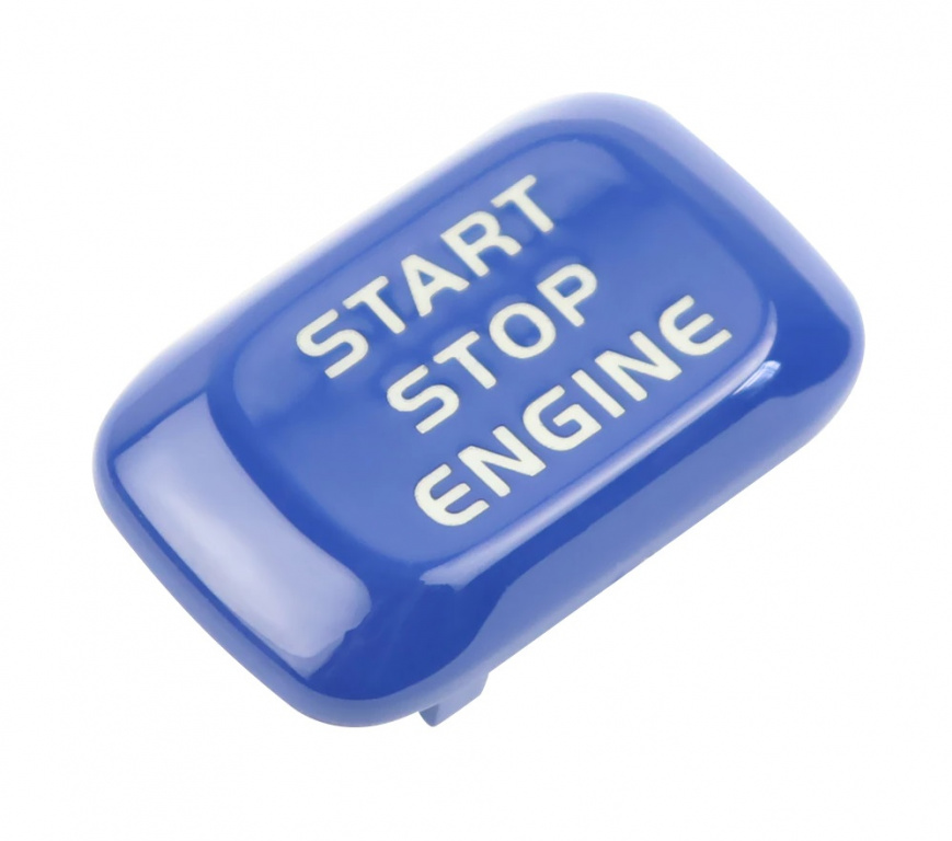 Capac Buton Start-Stop Compatibil Volvo S80L 2012-2015 SSV-8037 Albastru