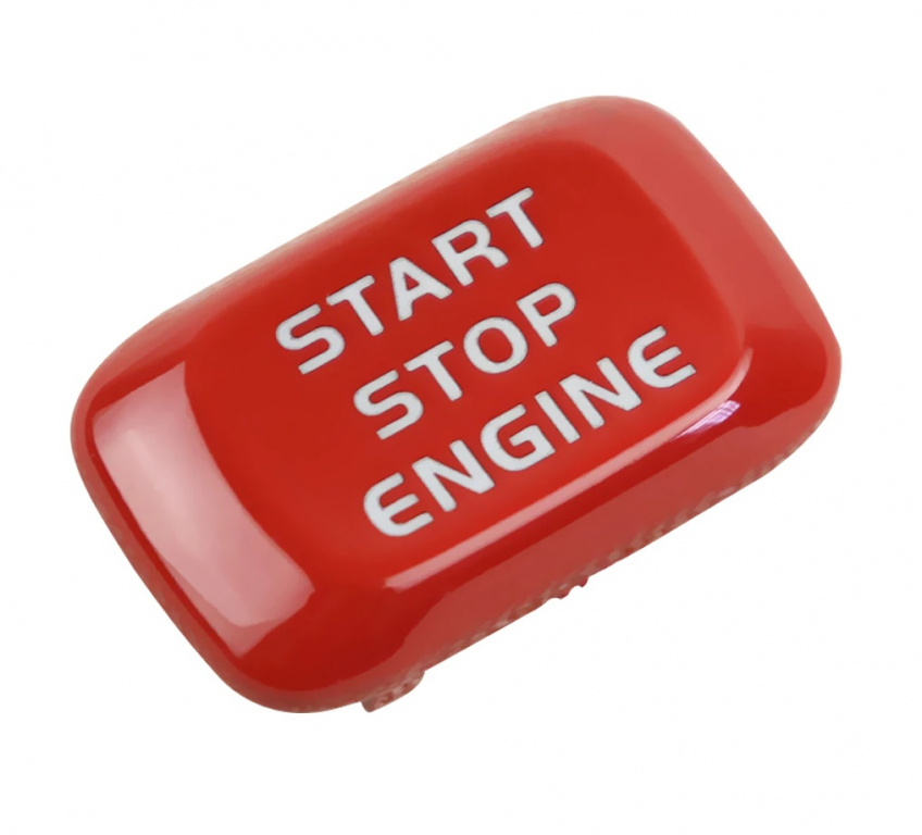 Capac Buton Start-Stop Compatibil Volvo V70 2011-2014 SSV-8037 Rosu