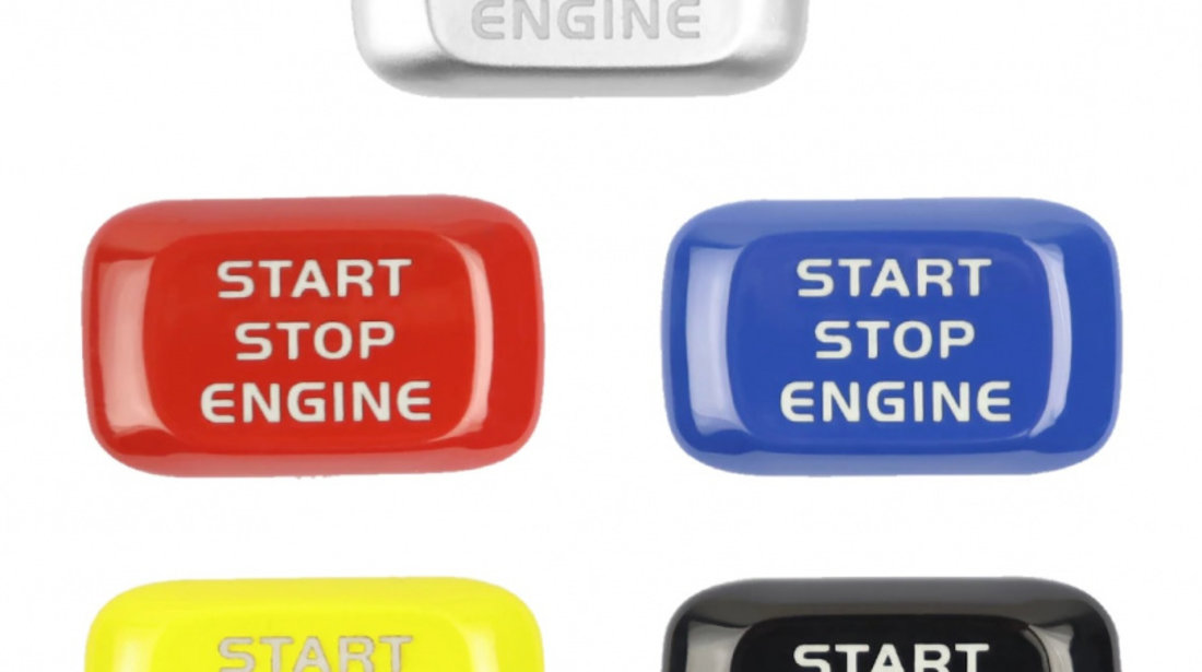 Capac Buton Start-Stop Compatibil Volvo XC70 2011-2014 SSV-8037 Albastru