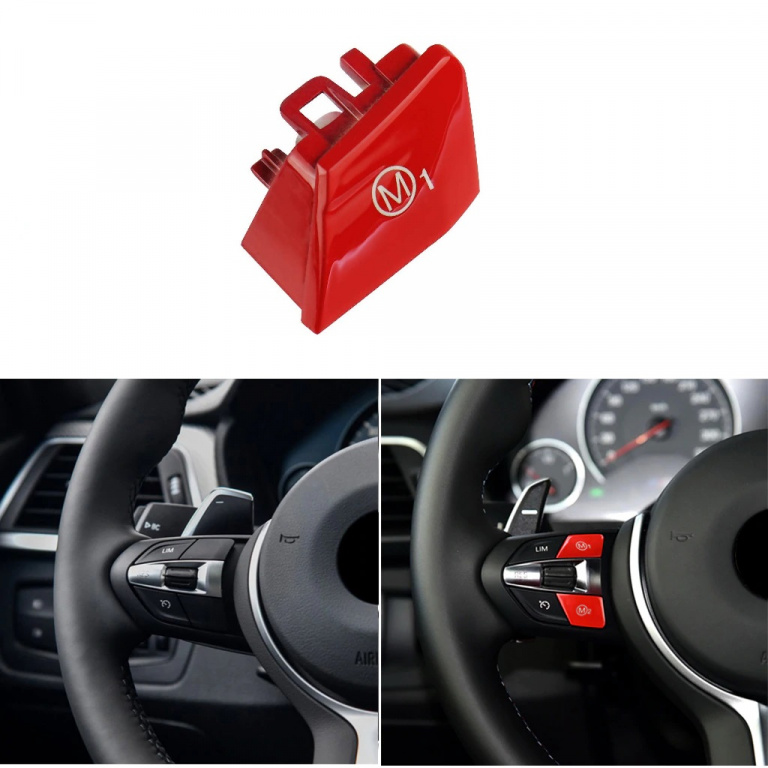 Capac Buton Volan Bmw Seria 4 F32, F82 2013→ M1 8027 Rosu