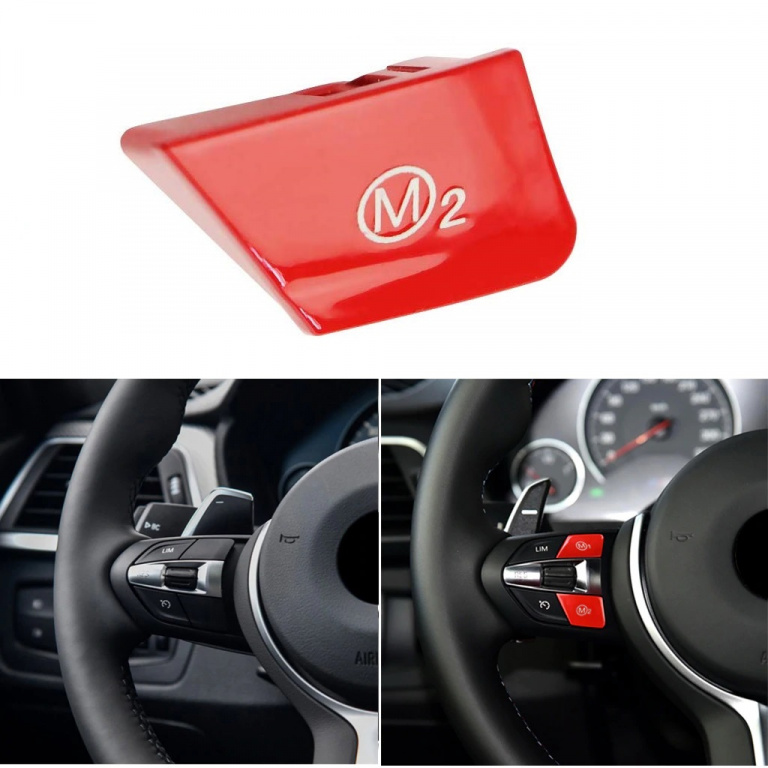 Capac Buton Volan Bmw Seria 4 F32, F82 2013→ M2 8028 Rosu