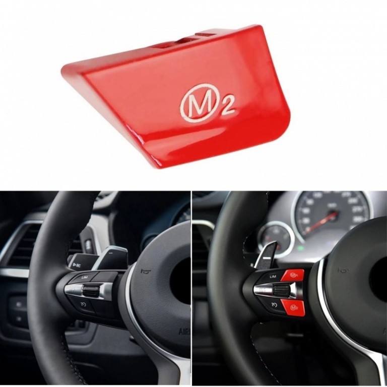 Capac Buton Volan Bmw Seria 4 F32, F82 2013→ M2 8028 Rosu