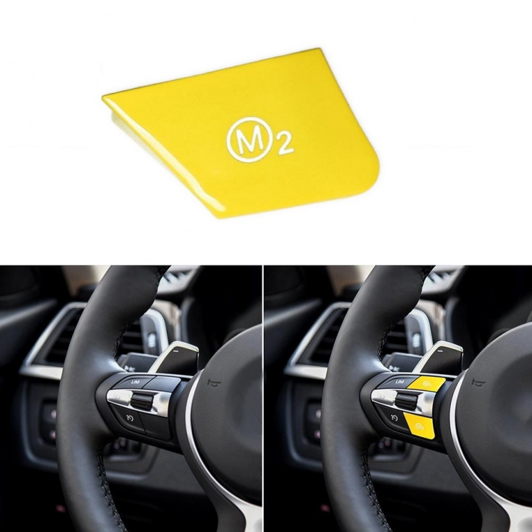 Capac Buton Volan Bmw X5 F15 2012-2018 M2 8028 Galben