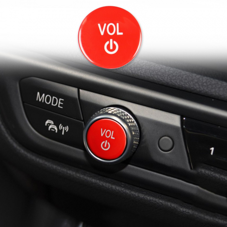 Capac Buton Volum Compatibil Bmw Seria 3 G21 2019→ 8057 Rosu