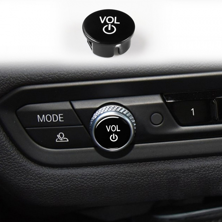 Capac Buton Volum Compatibil Bmw Seria 3 G21 2019→ 8057 Negru