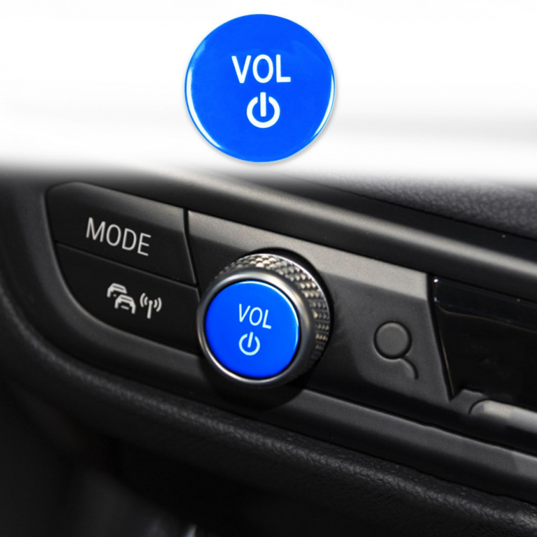 Capac Buton Volum Compatibil Bmw Seria 3 G21 2019→ 8057 Albastru