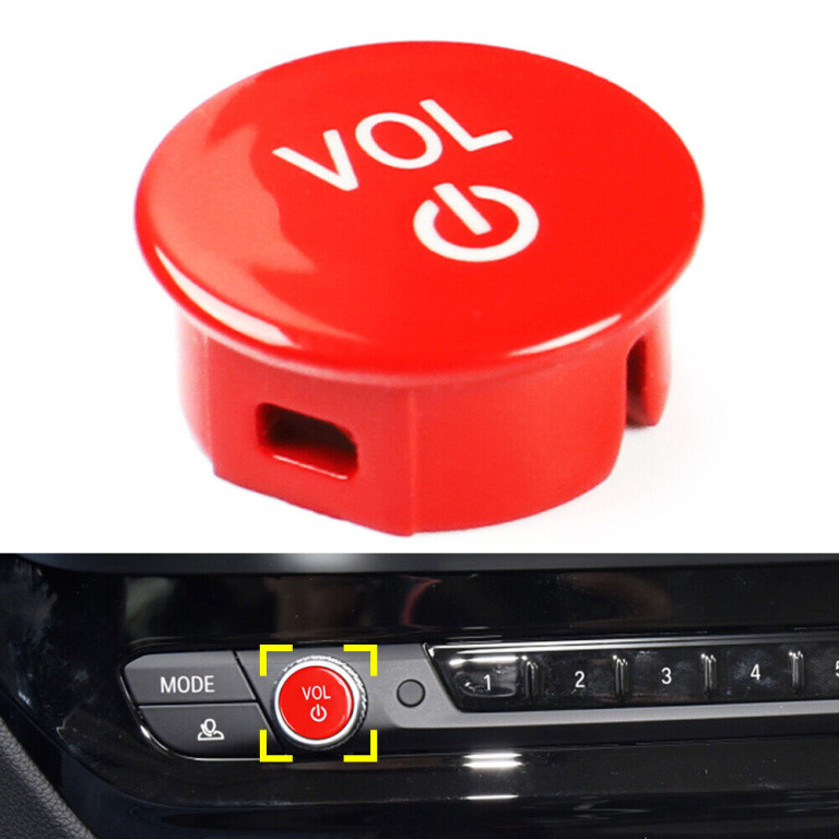 Capac Buton Volum Compatibil Bmw Seria 3 G21 2019→ 8057 Rosu