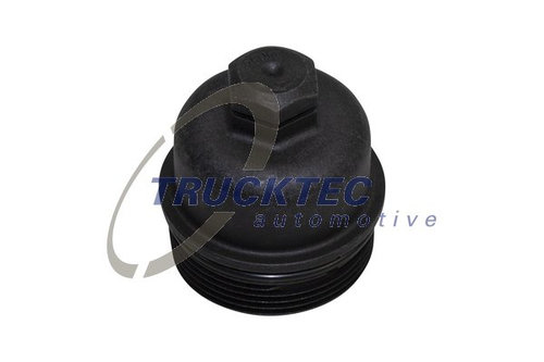 Capac, carcasa filtru ulei (0218145 TRUCKTEC) SMART