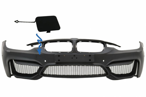 Capac Carlig compatibil cu Bara Fata M4 Design BMW Seria 3 F30 F31 (2011-2018) THCBMF30M4
