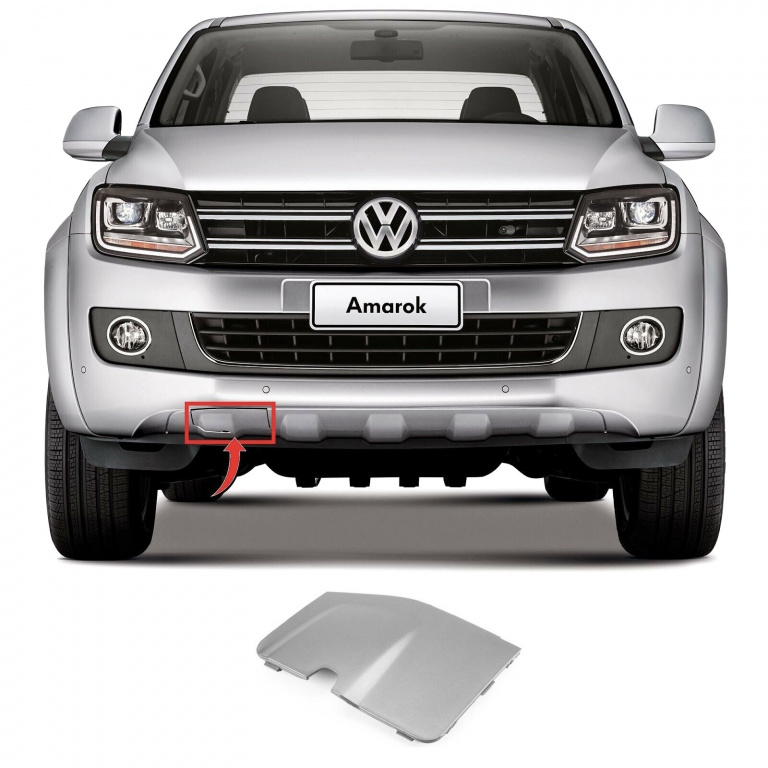 Capac Carlig Remorcare Bara Fata Am Volkswagen Amarok 2H 2010→ Gri 2HH807155A / 2H7807155 8978