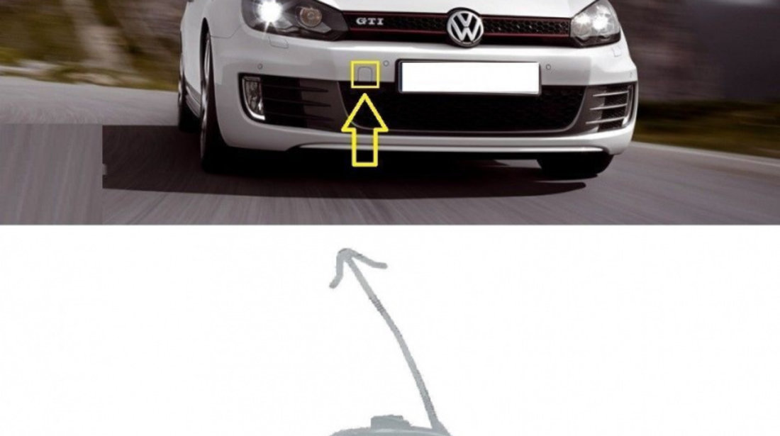 Capac Carlig Remorcare Bara Fata Am Volkswagen Golf 6 2008-2013 GTI / GTD 5K0807241A