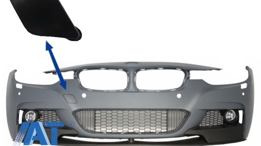 Capac Carlig Remorcare Bara Fata compatibil cu BMW Seria 3 F30 F31 Sedan Touring (2011-up) M-tech M Performance Design