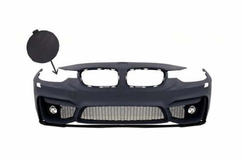 Capac Carlig Remorcare Bara Fata compatibil cu BMW Seria 3 F30 F31 (2011-up) M3 Design THCFBBMF30M3