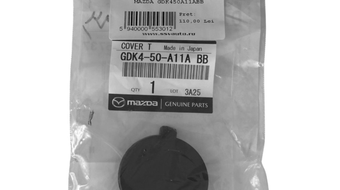 Capac Carlig Remorcare Bara Fata Oe Mazda 6 2 2007-2013 GDK450A11ABB